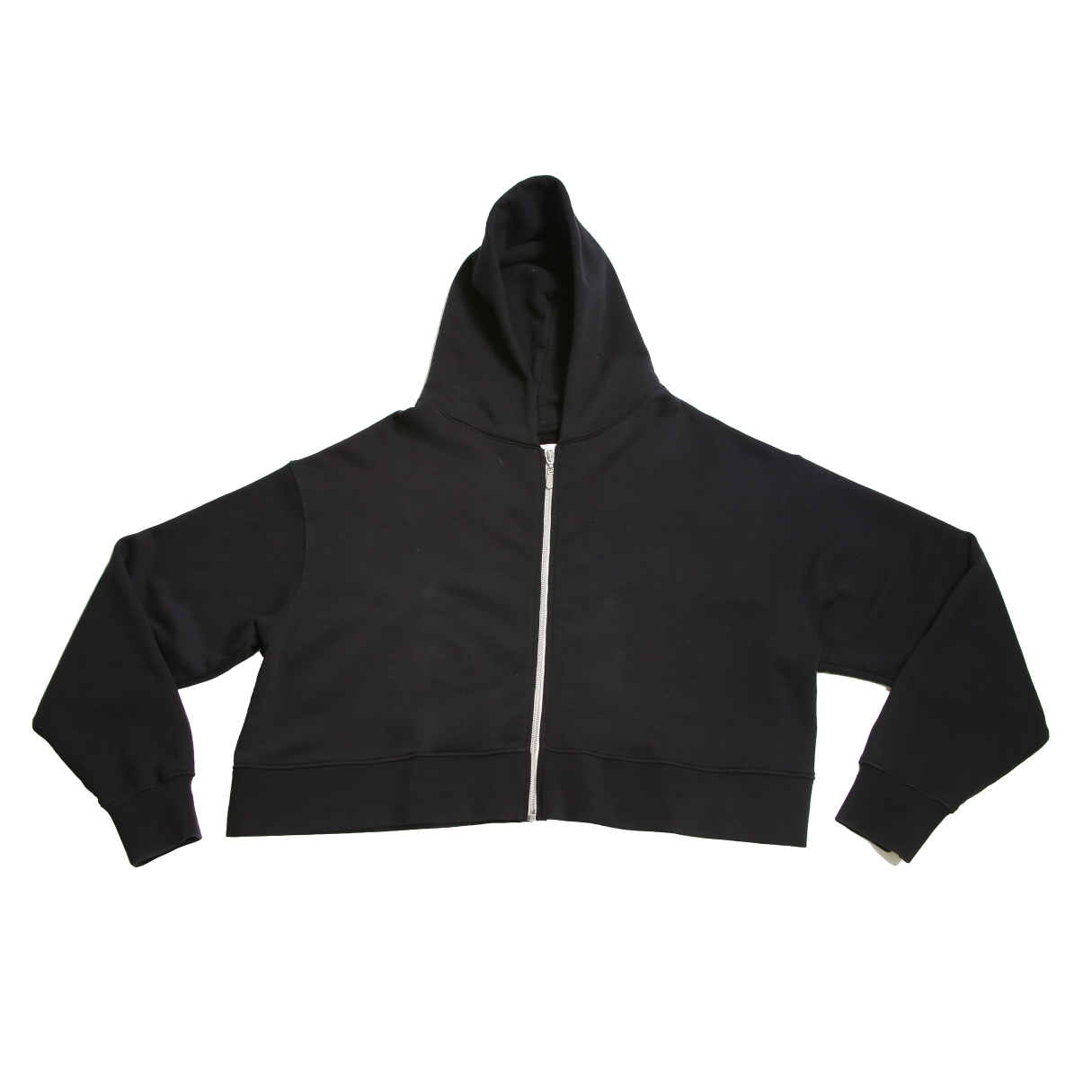 Cropped Full Zip Hoodie