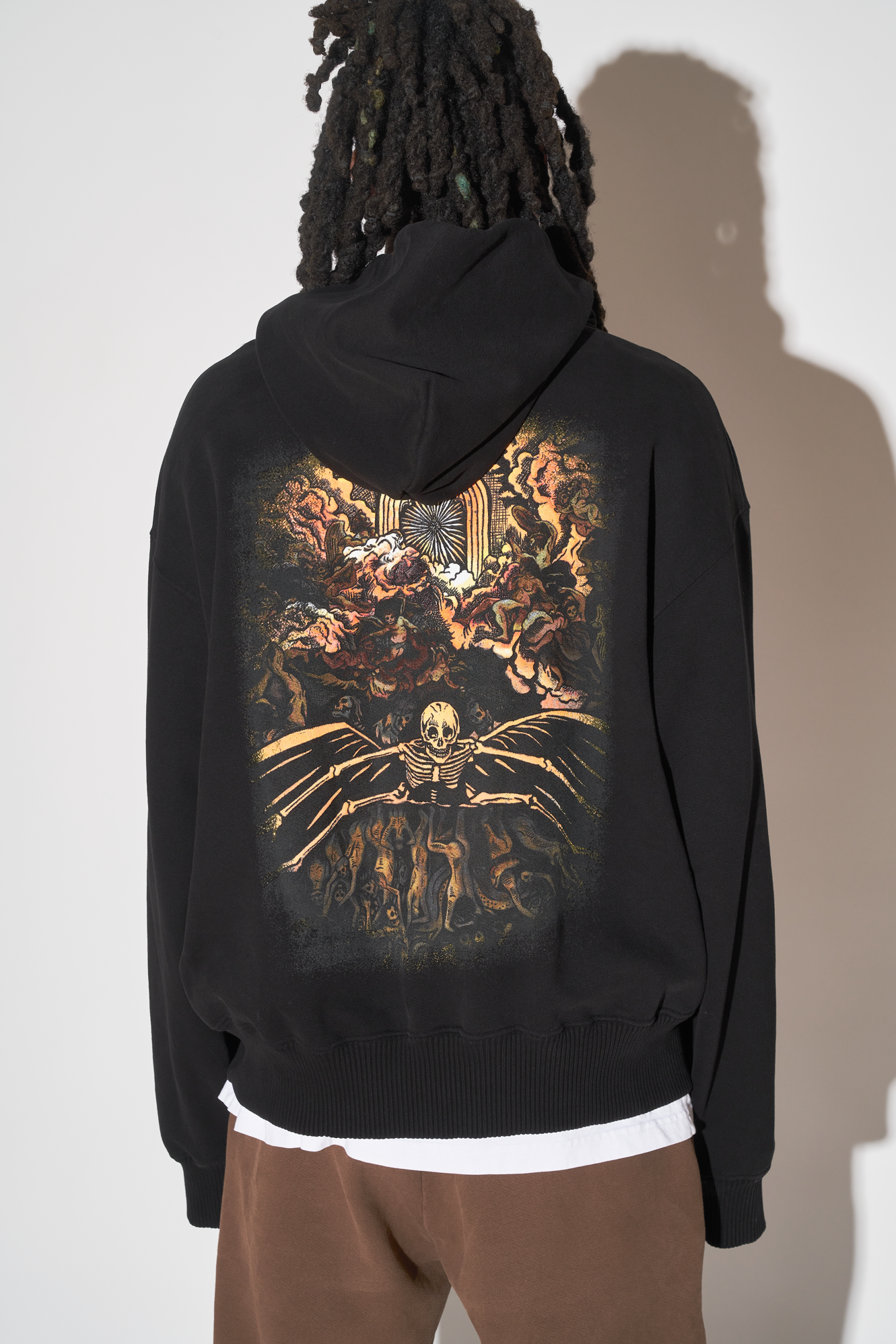 The Last Supper Side Pocket Pullover Hoodie - Black