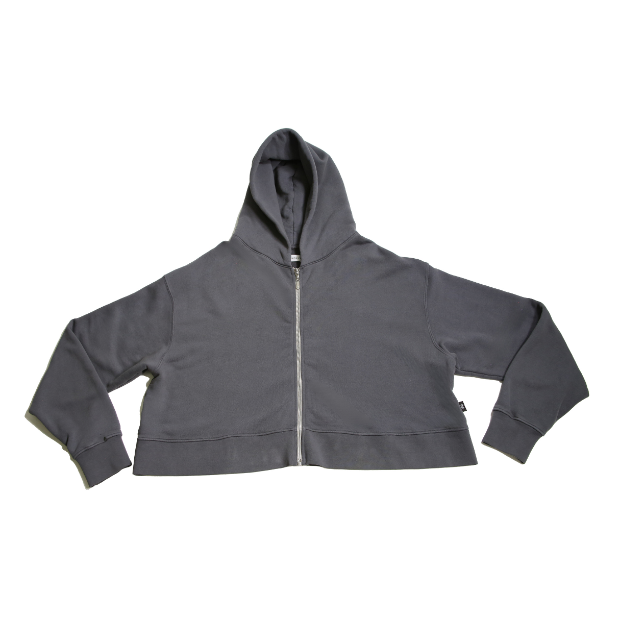 Cropped Full Zip Hoodie