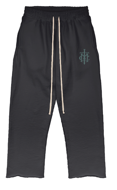 Embroidered Pant w/ Green Logo